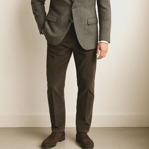 ISAIA Napoli Brown Corduroy Pants Trousers  Mens Size 36